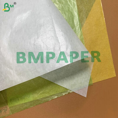 खाद्य पैकेजिंग और शिल्प भंडारण के लिए ग्रीसप्रूफ AciFree 40gsm 60gsm ग्लासिन अर्ध-पारदर्शी कागज