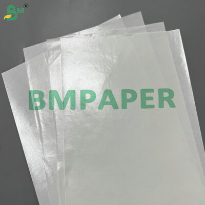पानी प्रतिरोधी और वसा प्रतिरोधी खाद्य ग्रेड पीई लेपित 35gsm 40gsm सफेद क्राफ्ट पेपर रोल रैपिंग पेपर हैमबर्गर के लिए