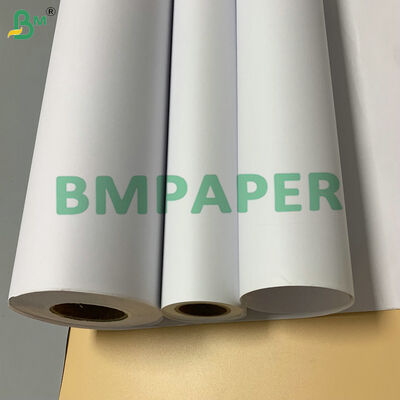 उच्च अपारदर्शिता 20 पाउंड बॉन्ड 36 "x 300" इंजीनियरिंग प्लॉटर पेपर रोल सीएडी प्रिंटिंग के लिए ब्लूप्रिंट पेपर