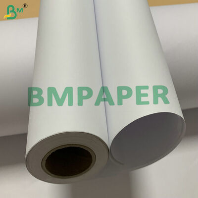उच्च अपारदर्शिता 20 पाउंड बॉन्ड 36 "x 300" इंजीनियरिंग प्लॉटर पेपर रोल सीएडी प्रिंटिंग के लिए ब्लूप्रिंट पेपर