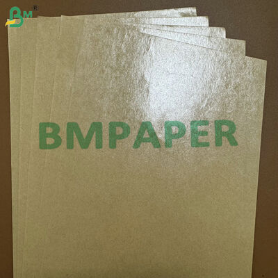 टिकाऊ और हीट सील करने योग्य अनब्लीच्ड 40-130gsm ब्राउन क्राफ्ट पेपर पीई कोटिंग के साथ भारी-भरकम बैग के लिए