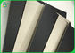 पुनर्नवीनीकरण लुगदी 2 मिमी मोटी काले / सफेद रंगीन कवर ग्रे बैकिंग पेपरबोर्ड