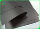पेपर बैग के लिए अच्छा कठोरता 300gsm ब्लैक क्राफ्ट पेपर बोर्ड