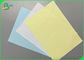 प्रिंट बिल के लिए 48 ग्राम पिंक ब्लू व्हाइट कंटीन्यूअस कार्बनलेस कॉपी पेपर रोल