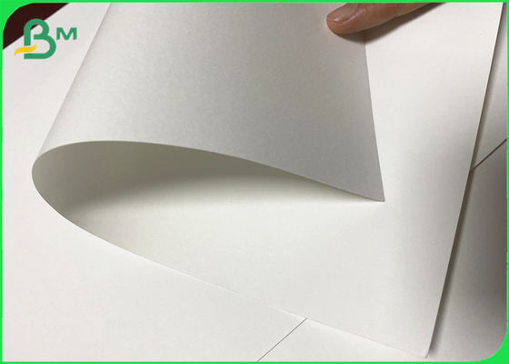 80gsm - 120gsm A0 A1 आकार प्रिंट करने योग्य व्हाइट शॉपिंग पेपर बैग क्राफ्ट पेपर