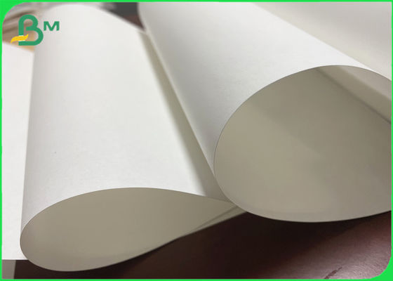 80gsm - 120gsm A0 A1 आकार प्रिंट करने योग्य व्हाइट शॉपिंग पेपर बैग क्राफ्ट पेपर