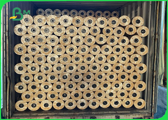 इंटरलीविंग पेपर रोल 120gsm ब्राउन कलर 840mm X 200m रोल्स