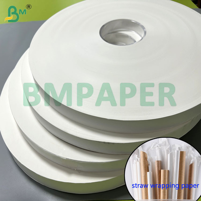 24g 28g खाद्य सुरक्षा स्पर्श पुआल लपेटने का कागज 27mm 28mm 29mm
