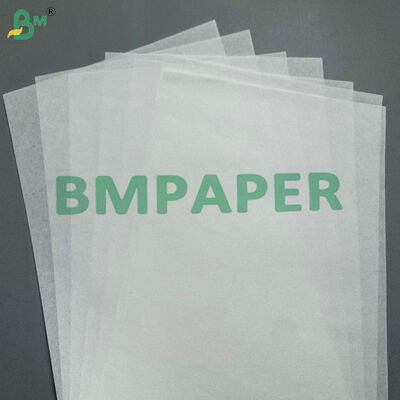 खाद्य ग्रेड ग्रीसप्रूफ पेपर 30gsm 40gsm 50gsm किट 5-9 बेकरी डेली कैटरिंग के लिए कस्टम मुद्रित रैपिंग पेपर